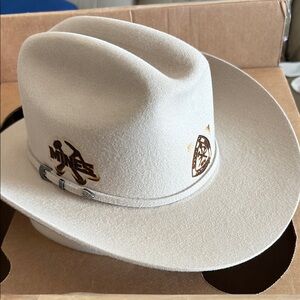 Mines Engineer’s Hat Western Felt Hand shaped cowboy hat 100% wool